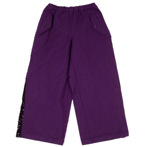 COMME des GARCONS Polyester Garment Dyed Pants Purple Size M