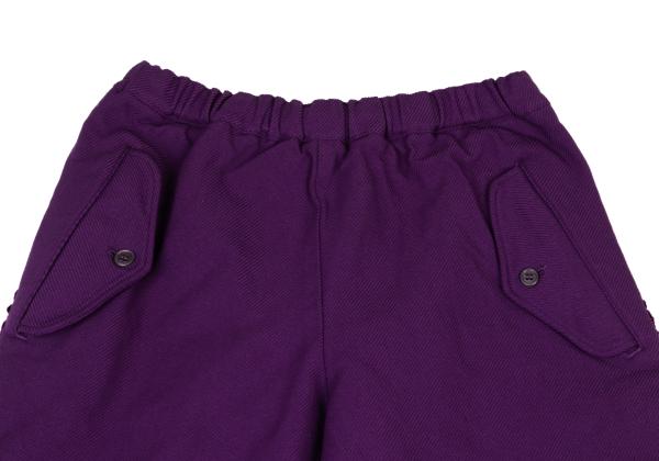 COMME des GARCONS Polyester Garment Dyed Pants Purple Size M