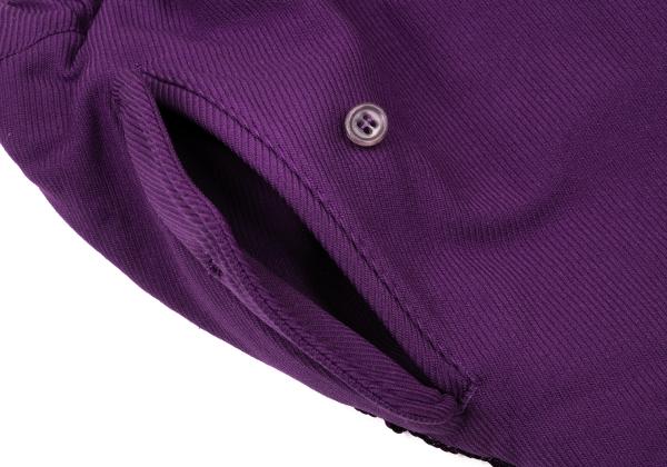COMME des GARCONS Polyester Garment Dyed Pants Purple Size M
