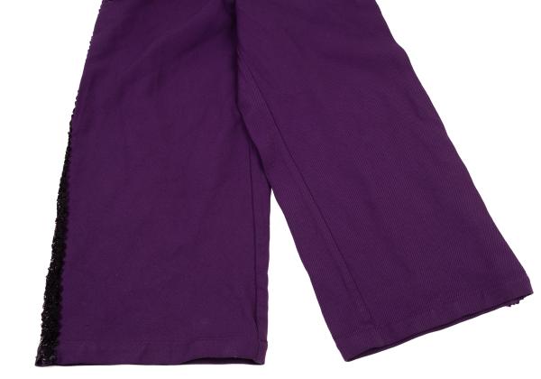 COMME des GARCONS Polyester Garment Dyed Pants Purple Size M