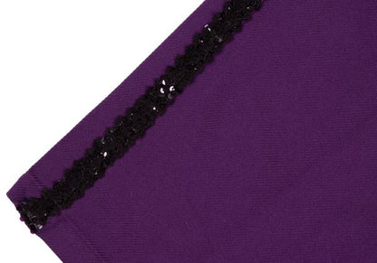 COMME des GARCONS Polyester Garment Dyed Pants Purple Size M