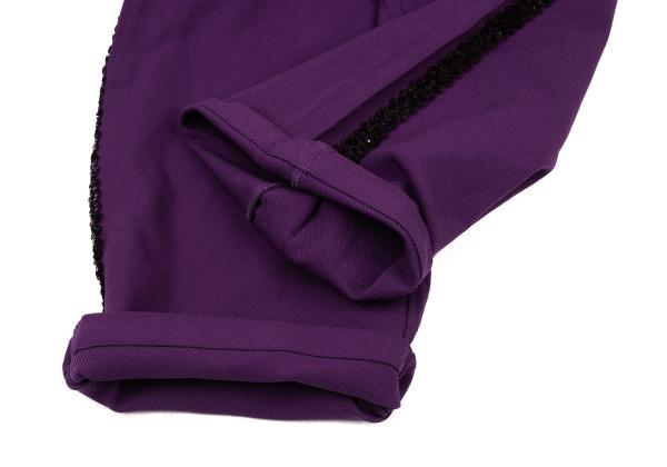 COMME des GARCONS Polyester Garment Dyed Pants Purple Size M