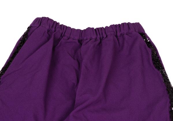 COMME des GARCONS Polyester Garment Dyed Pants Purple Size M