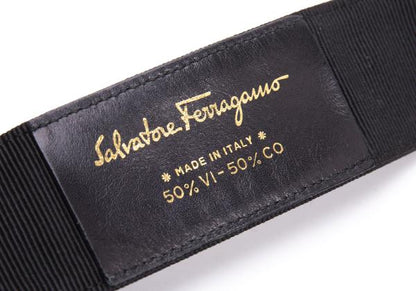Salvatore Ferragamo Ribbon Belt Black