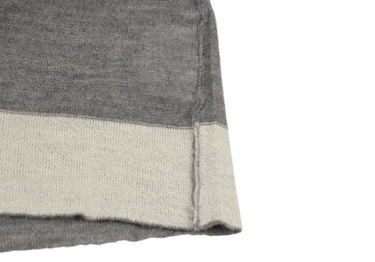 COMME des GARCONS Mixed Alpaca Wool High Sweater Gray Size S