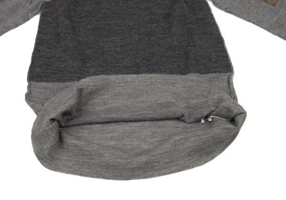COMME des GARCONS Mixed Alpaca Wool High Sweater Gray Size S