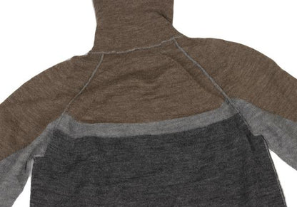 COMME des GARCONS Mixed Alpaca Wool High Sweater Gray Size S