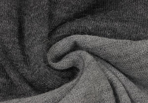 COMME des GARCONS Mixed Alpaca Wool High Sweater Gray Size S