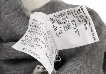 COMME des GARCONS Mixed Alpaca Wool High Sweater Gray Size S