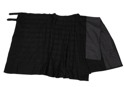 COMME des GARCONS 03AW Mixed Jacquard Wrap Skirt Gray Size S
