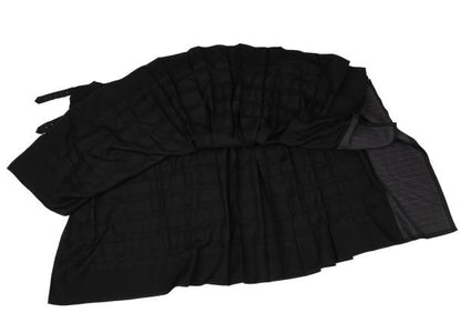 COMME des GARCONS 03AW Mixed Jacquard Wrap Skirt Gray Size S