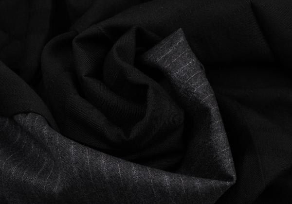 COMME des GARCONS 03AW Mixed Jacquard Wrap Skirt Gray Size S