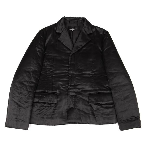 COMME des GARCONS Cupro Padded Velcro Jacket Black Size M