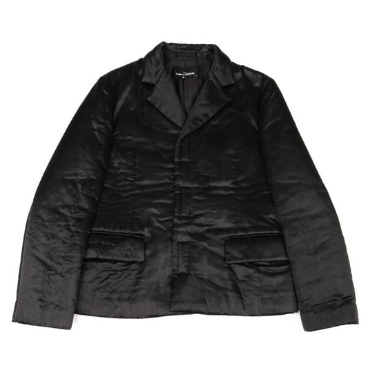 COMME des GARCONS Cupro Padded Velcro Jacket Black Size M
