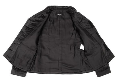 COMME des GARCONS Cupro Padded Velcro Jacket Black Size M
