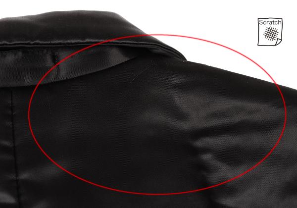 COMME des GARCONS Cupro Padded Velcro Jacket Black Size M