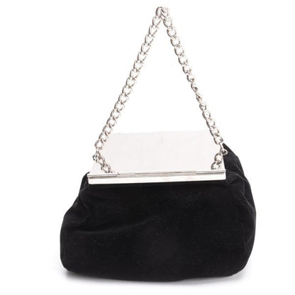 COMME des GARCONS Velvet Mirror Handle Bag
