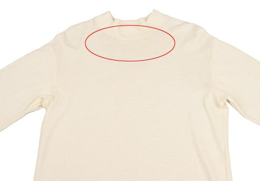 Y's for men Wool Mock Neck Knit Sweater Ivory Size 3