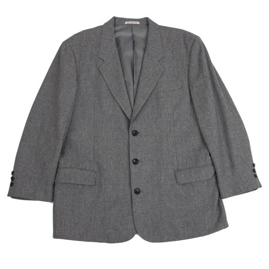 Papas GUABELLO Wool Cashmere Tailored Blazer Gray Size M46