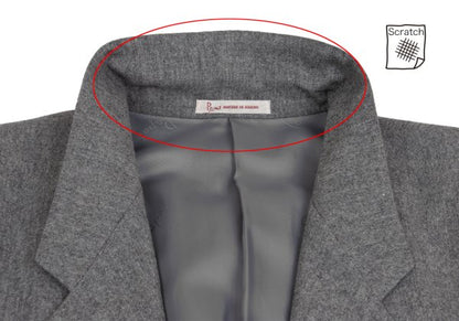 Papas GUABELLO Wool Cashmere Tailored Blazer Gray Size M46