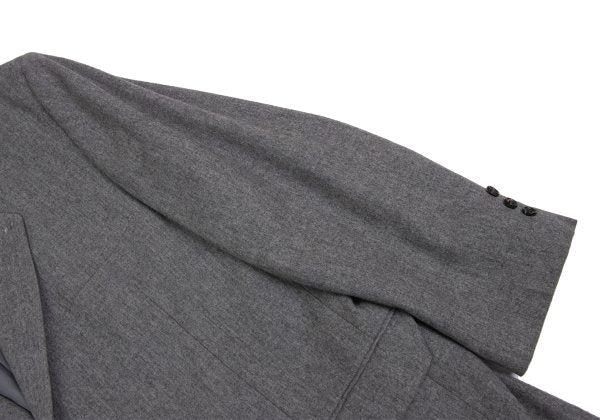 Papas GUABELLO Wool Cashmere Tailored Blazer Gray Size M46
