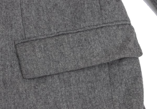 Papas GUABELLO Wool Cashmere Tailored Blazer Gray Size M46