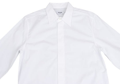 MOSCHINO JEANS Back Message Print Shirt White Size M