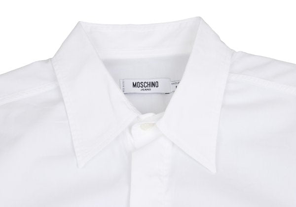 MOSCHINO JEANS Back Message Print Shirt White Size M