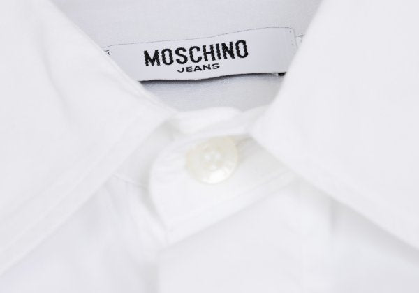 MOSCHINO JEANS Back Message Print Shirt White Size M