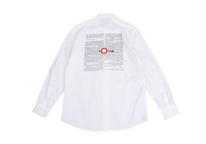 MOSCHINO JEANS Back Message Print Shirt White Size M