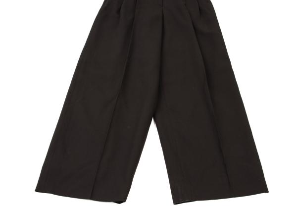 GUCCI Wool Two-Pleat Pants Dark Brown Size 42