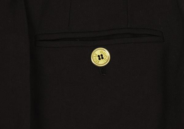 GUCCI Wool Two-Pleat Pants Dark Brown Size 42