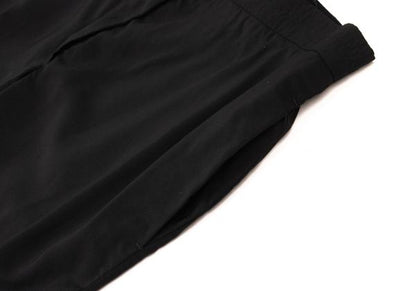 JIL SANDER Wool Blend Straight Pants Black Size 36