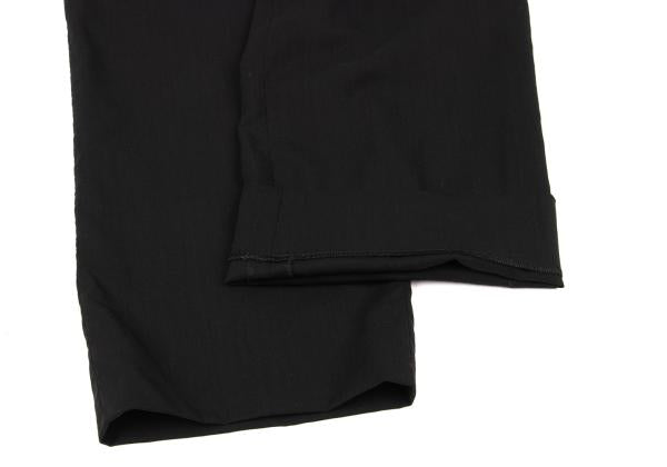 JIL SANDER Wool Blend Straight Pants Black Size 36