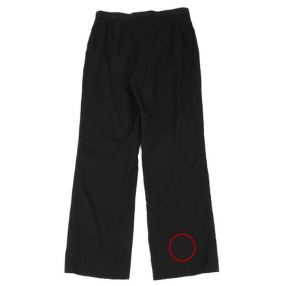 JIL SANDER Wool Blend Straight Pants Black Size 36