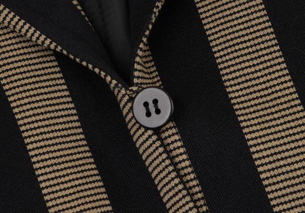 GIORGIO ARMANI Wool Stripe 3-Button Jacket Beige Size 40
