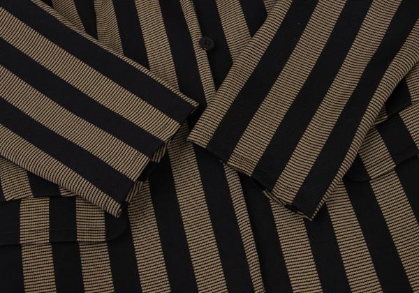 GIORGIO ARMANI Wool Stripe 3-Button Jacket Beige Size 40