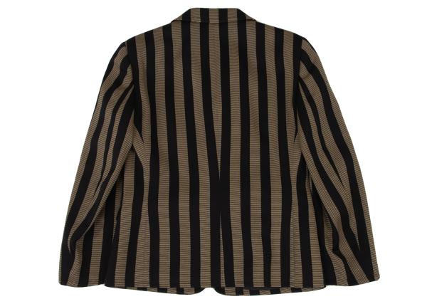 GIORGIO ARMANI Wool Stripe 3-Button Jacket Beige Size 40