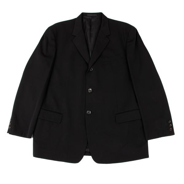 Y's for men Wool Gabardine 3-Button Jacket Black Size M