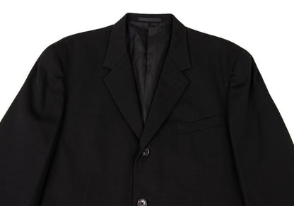 Y's for men Wool Gabardine 3-Button Jacket Black Size M