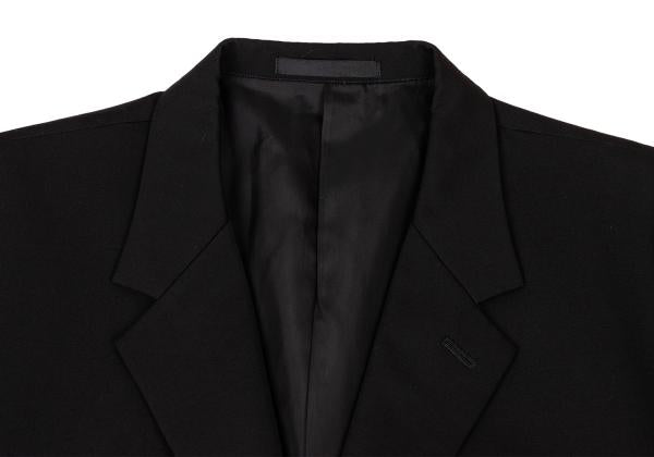 Y's for men Wool Gabardine 3-Button Jacket Black Size M
