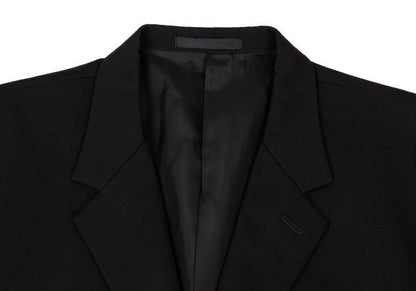 Y's for men Wool Gabardine 3-Button Jacket Black Size M