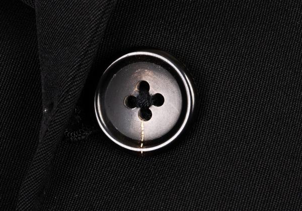 Y's for men Wool Gabardine 3-Button Jacket Black Size M