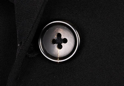 Y's for men Wool Gabardine 3-Button Jacket Black Size M