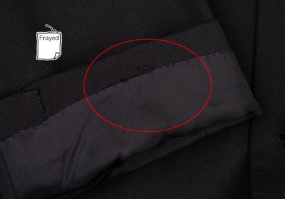 Y's for men Wool Gabardine 3-Button Jacket Black Size M