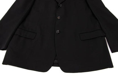 Y's for men Wool Gabardine 3-Button Jacket Black Size M