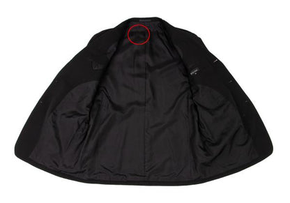 Y's for men Wool Gabardine 3-Button Jacket Black Size M