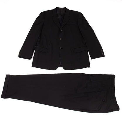 Y's for men Wool Gabardine 3-Button Jacket Black Size M