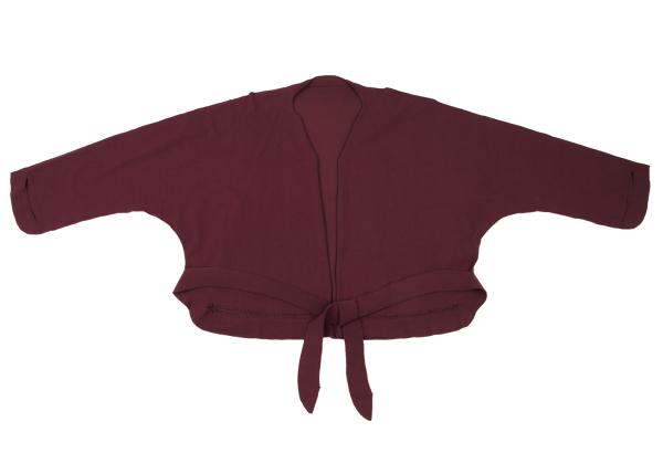 ISSEY MIYAKE A-POC Dolman Sleeve Cardigan Red Size M
