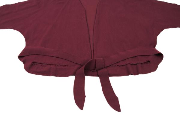 ISSEY MIYAKE A-POC Dolman Sleeve Cardigan Red Size M